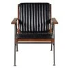Zago Fauteuil Imitation Cuir Noir Et Métal - Emile -SEMA design Boutique 100191 FRN01 WEB