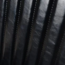 Zago Fauteuil Imitation Cuir Noir Et Métal - Emile -SEMA design Boutique 100191 FRN05 WEB