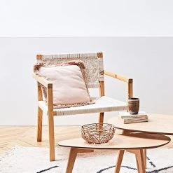 SEMA DESIGN Fauteuil Macrame Naturel En Pin Et Coton Tressé -SEMA design Boutique 16fd3 amb nouvellecollection2022 1030 hd