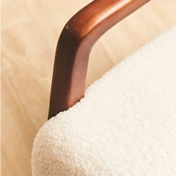 Zago Fauteuil En Bouclette écru Et Pin - Nala -SEMA design Boutique 1befe sans titre 6