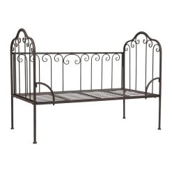 Comptoir De Famille Banquette 2 Places En Fer Brun - Charmet 9 Comptoir De Famille Banquette 2 Places En Fer Brun - Charmet -SEMA design Boutique 201322 DET01 WEB