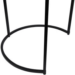 Côté Table 3 Tables D'appoint Gigognes Milune Noires En Metal Et Miroir 9 Côté Table 3 Tables D'appoint Gigognes Milune Noires En Metal Et Miroir -SEMA design Boutique 27587 DET03 WEB