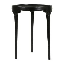 Côté Table Table Appoint Irrégulière Noir - Aceri