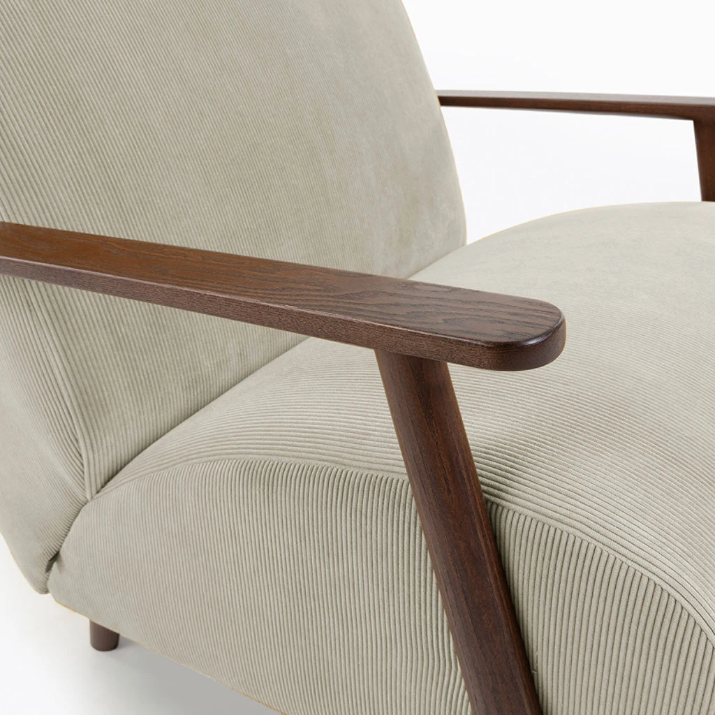 La Forma Fauteuil Rétro En Velours Côtelé - Marthan 7 La Forma Fauteuil Rétro En Velours Côtelé - Marthan – Image 5