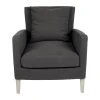 Durieux Fauteuil En Tissu Gris Anthracite - Boniface -SEMA design Boutique 609183 DEB WEB