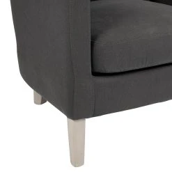 Durieux Fauteuil En Tissu Gris Anthracite - Boniface -SEMA design Boutique 609183 DET04 WEB