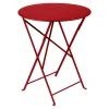 Fermob Table De Jardin Ronde Pliante En Acier Rouge Piment - Bistro 1 Fermob Table De Jardin Ronde Pliante En Acier Rouge Piment - Bistro -SEMA design Boutique 618571 FRN01 WEB