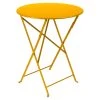 Fermob Table De Jardin Ronde Pliante En Acier Miel - Bistro -SEMA design Boutique 618577 FRN01 WEB