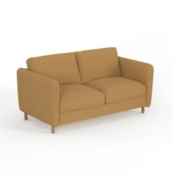 Inside Canapé Convertible 2 Places Gustave - Tissu Texturé - Crown Moutarde -SEMA design Boutique 619759 FRN02 WEB