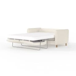 Inside Canapé Convertible 2 Places Gustave - Velours Texturé - Dany Ecru -SEMA design Boutique 619764 FRN04 WEB