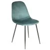 Home Déco Factory Chaise Salle A Manger En Velours Cotelé Bleu Canard - Giulia -SEMA design Boutique 620091 FRN01 WEB