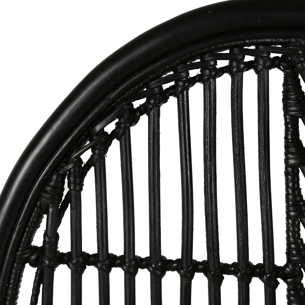 Zago Fauteuil Polo En Rotin Naturel Noir 8 Zago Fauteuil Polo En Rotin Naturel Noir – Image 6