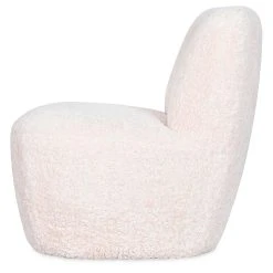 Opjet Fauteuil Bouclette Imitation Fourrure Blanc - Eve -SEMA design Boutique 622727 FRN05 WEB