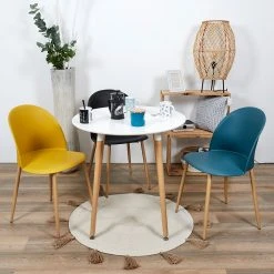 Home Déco Factory Chaise Salle à Manger Scandinave Noir - Bergen -SEMA design Boutique 623900 FRN06 WEB