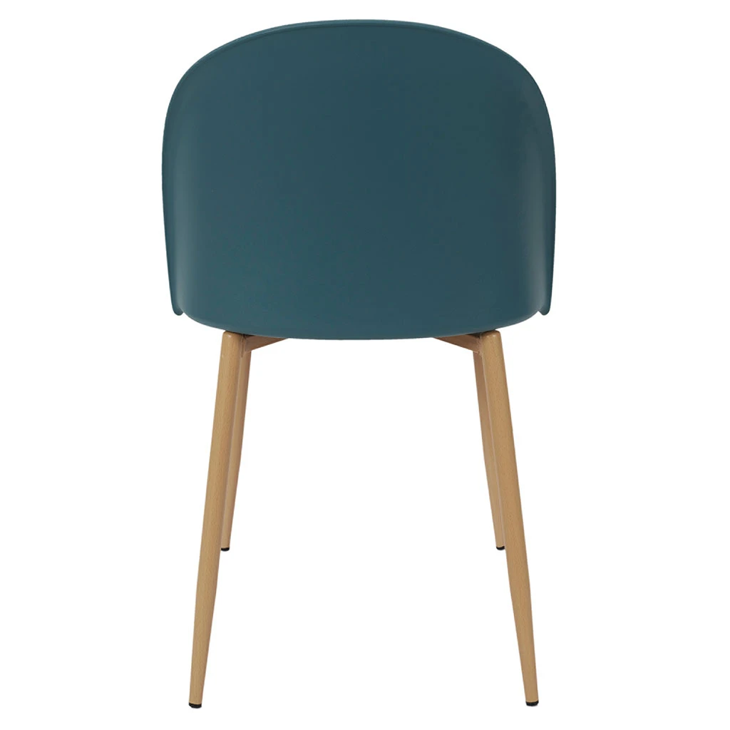Home Déco Factory Chaise Scandinave Bergen Bleu Canard 6 Home Déco Factory Chaise Scandinave Bergen Bleu Canard – Image 4