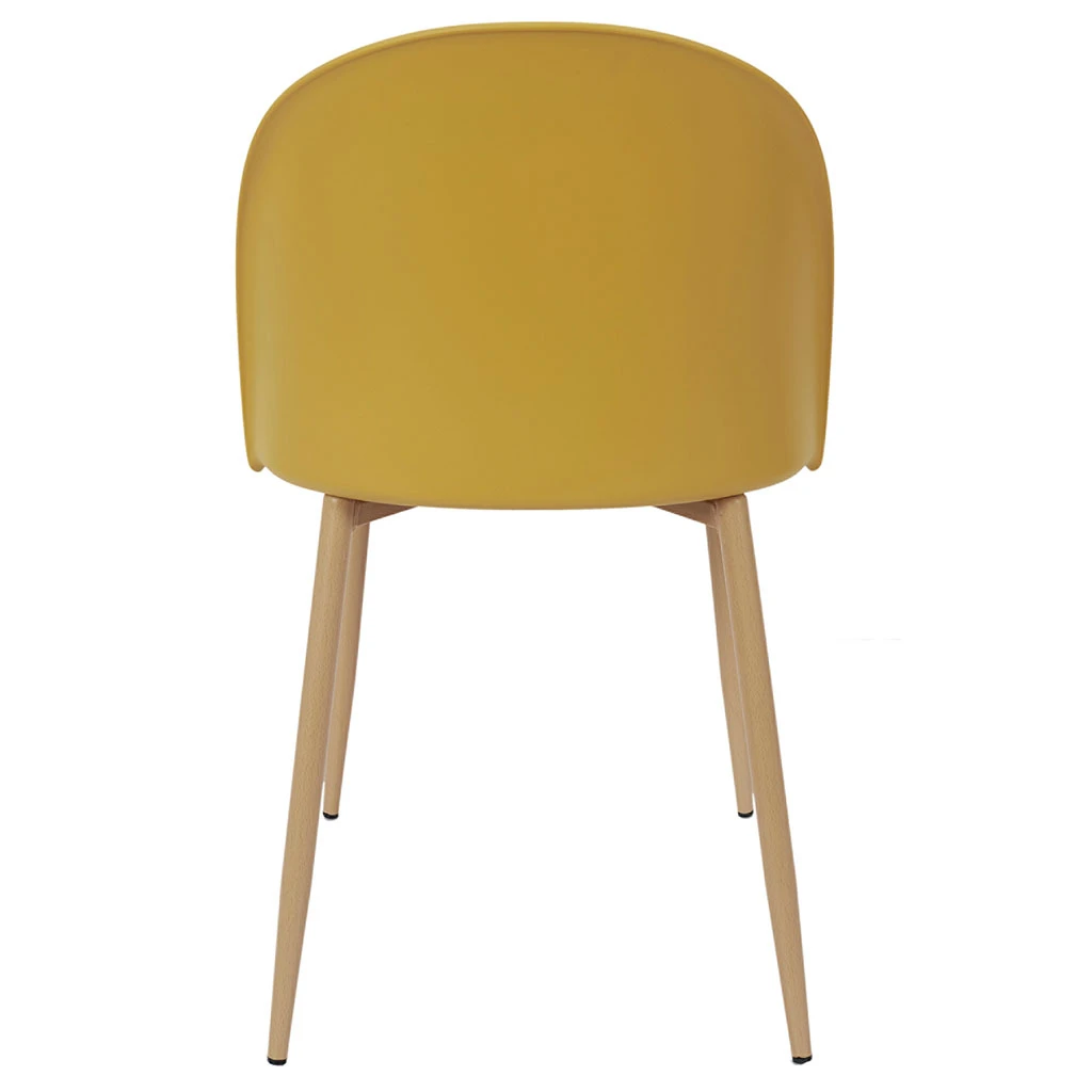 Home Déco Factory Chaise Salle à Manger Scandinave Moutarde - Bergen 6 Home Déco Factory Chaise Salle à Manger Scandinave Moutarde - Bergen – Image 4