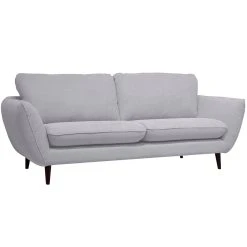 Inside Canapé Fixe 3 Places AXEL - Tissu Texturé - Crown Grey