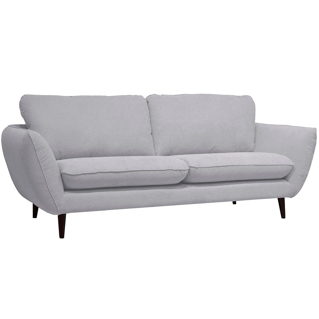 Inside Canapé Fixe 3 Places AXEL - Tissu Texturé - Crown Grey 3 Inside Canapé Fixe 3 Places AXEL - Tissu Texturé - Crown Grey