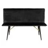 Zago Banc En Velours Noir - Vero 1 Zago Banc En Velours Noir - Vero -SEMA design Boutique 630951 FRN01 WEB