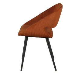 Zago Chaise Salle à Manger Velours Côtelé Cognac - Alma -SEMA design Boutique 633418 FRN04 WEB