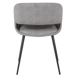 Zago Chaise Salle à Manger Velours Côtelé Gris Clair - Alma -SEMA design Boutique 633419 FRN04 WEB