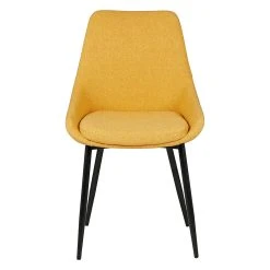 Zago Chaise Salle à Manger Tissu Moutarde - Ben -SEMA design Boutique 633424 FRN02 WEB