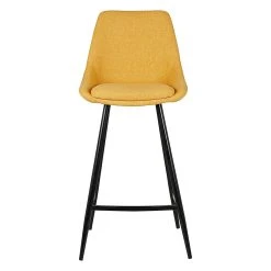 Zago Chaise De Bar Tissu Moutarge - Ben -SEMA design Boutique 633427 FRN02 WEB