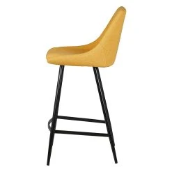 Zago Chaise De Bar Tissu Moutarge - Ben -SEMA design Boutique 633427 FRN04 WEB