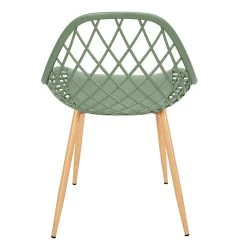 Home Déco Factory Chaise De Jardin En Plastique Vert - Malaga -SEMA design Boutique 633471 FRN03 WEB