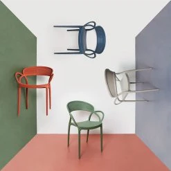 Home Déco Factory Chaise Exterieur Blanc En Plastique Sacha Empilable -SEMA design Boutique 633472 FRN03 WEB