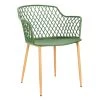 Home Déco Factory Fauteuil De Jardin Vert En Plastique Malaga -SEMA design Boutique 633489 FRN01 WEB