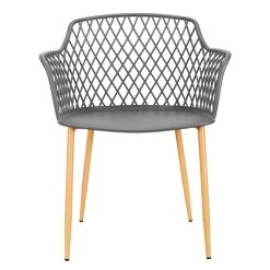 Home Déco Factory Fauteuil De Jardin Gris En Plastique Malaga -SEMA design Boutique 633490 FRN02 WEB
