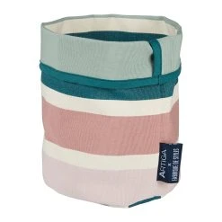 Artiga Corbeille/cache Pot Bleu Et Rose D14xh15cm En Coton -SEMA design Boutique 634467 DET01 WEB
