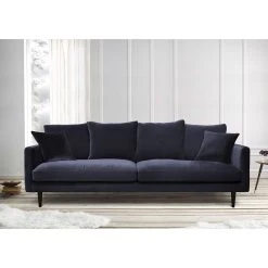 Inside Canapé Fixe 4 Places Marius - Effet Velours - Seven Turtle -SEMA design Boutique 635675 FRN05 WEB