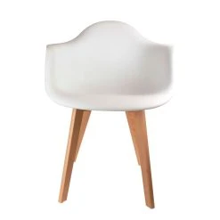 Home Déco Factory Fauteuil Scandinave Blanc -SEMA design Boutique 638116 FRN02 WEB
