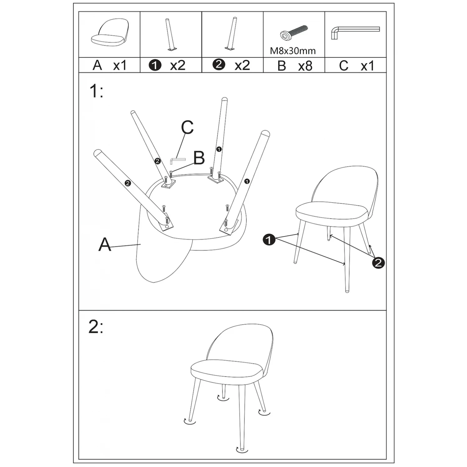 Opjet Chaise Salle à Manger En Velours Miel - Ingrid 6 Opjet Chaise Salle à Manger En Velours Miel - Ingrid – Image 4