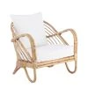 Mica Décorations Fauteuil Exterieur En Rotin Avec Coussin Blanc - Rochester -SEMA design Boutique 642649 FRN01 WEB