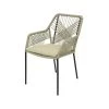 Kaemingk Chaise De Jardin Empilable En Résine Tressée Beige - Seville -SEMA design Boutique 642673 FRN01 WEB