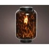 Kaemingk Lanterne Solaire En Verre Leopard D16xh35.5cm -SEMA design Boutique 642705 FRN01 WEB