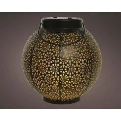 Kaemingk Lanterne Led En Fer Intérieur/extérieur D20xh28cm