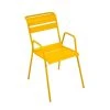 Fermob Chaise Bridge D'extérieur En Acier Miel - Monceau -SEMA design Boutique 642883 FRN01 WEB