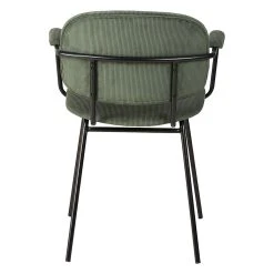 Zago Fauteuil Tissu Effet Daim Vert Sapin - Aston -SEMA design Boutique 646235 FRN04 WEB