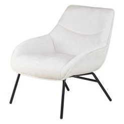 Zago Fauteuil En Velours Côtelé Beige - Martin -SEMA design Boutique 646261 FRN02 WEB