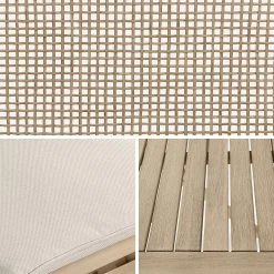 Alice's Garden Ensemble Table + 2 Chaises De Jardin Avec Coussins Beige En Acacia Et Cannage - Bohemia -SEMA design Boutique 649032 FRN06 WEB