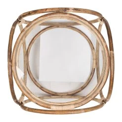 SEMA DESIGN Table D'appoint En Rotin Naturel Et Verre -SEMA design Boutique 73161 DET04 WEB