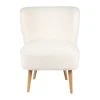 SEMA DESIGN Fauteuil Bouclette Blanc Crème - Elément -SEMA design Boutique 74388 DEB WEB