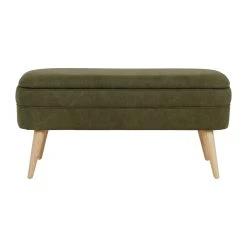 SEMA DESIGN Banc Coffre En Tissu Kaki - Elément