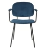 Zago Fauteuil En Velours Côtelé Bleu Foncé - Aston -SEMA design Boutique 75864 646233 frn01