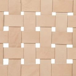 SEMA DESIGN Banc En Bois Et Cuir Tressé Nude -SEMA design Boutique 75968 DET05 WEB