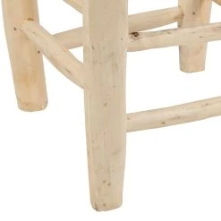 SEMA DESIGN Tabouret En Bois D'eucalyptus Et Nylon émeraude -SEMA design Boutique 76888 DET03 WEB